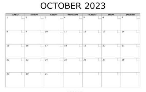 Stay organized in October 2023 with Calendarkart's printable calendars