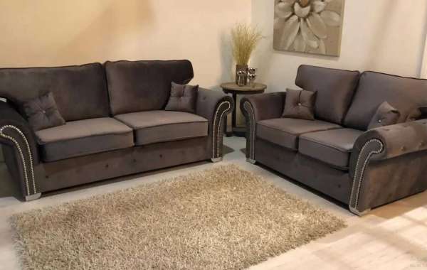 plush velvet sofa